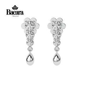 Bông Tai Kim Cương Drip BT183