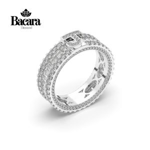 Nhẫn Kim Cương Chữ J NU157