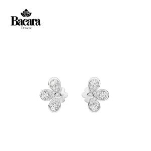 Bông Tai Kim Cương Half Blossom BT133