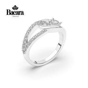 Nhẫn Kim Cương Infinity H NU149