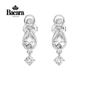 Bông Tai Kim Cương Infinity Long BT143